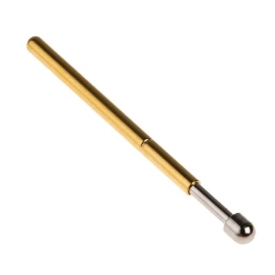 RS PRO Test Pin 3A Male Phosphor Bronze Spring Loaded Contact 2.54mm Pitch 261-5092