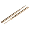 RS PRO Gold Test Pin 3A, Phosphor Bronze Contact, Spring Terminal Termination 261-5244
