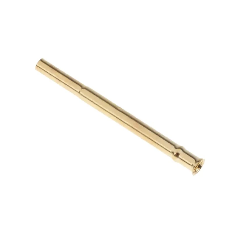 RS PRO Gold Test Pin, 3A Current, Male, Beryllium Copper Alloy, Spring Terminal 261-5250