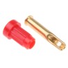 Staubli Red Female Banana Socket 1 mm Connector Solder Termination 30 V 60V DC 20A Gold Plating 23.1010-22