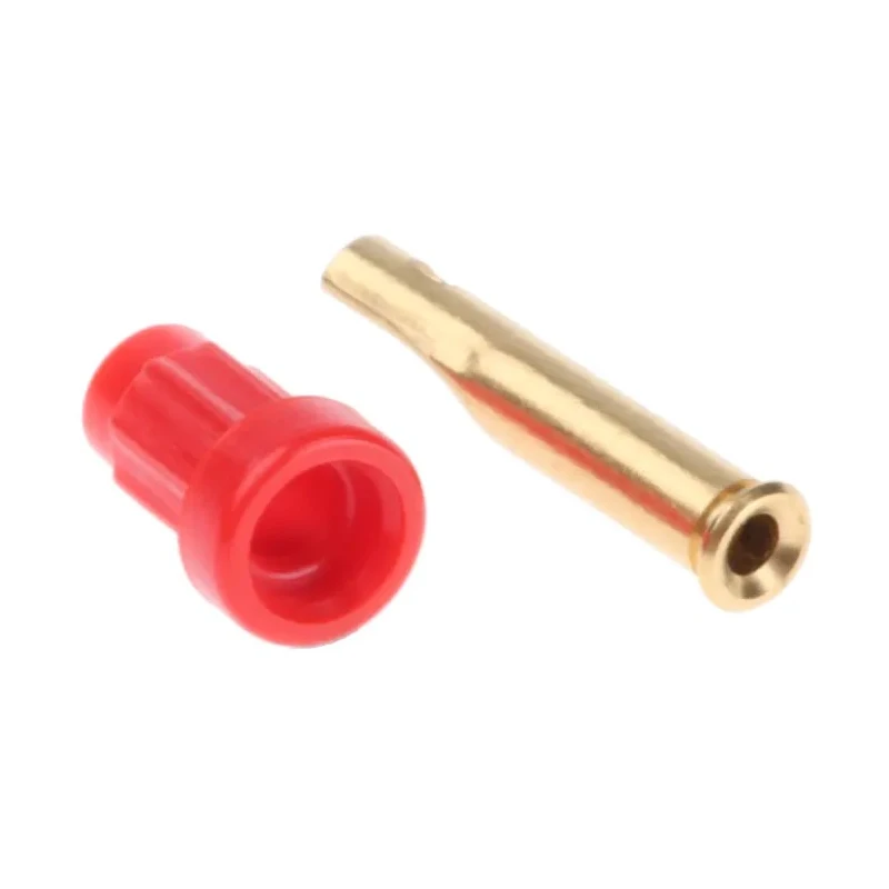 Staubli Red Female Banana Socket 1 mm Connector Solder Termination 30 V 60V DC 20A Gold Plating 23.1010-22