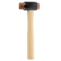 RS PRO Mallet Replaceable Face 710g Malleable Iron Head with Wooden Handle 732-527
