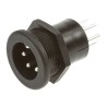 Bulgin EXP Power Connector Panel Mount 6 Pole, Male, Solder Termination, 50V AC 3A PX0635