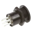 Bulgin EXP Power Connector Panel Mount 6 Pole, Male, Solder Termination, 50V AC 3A PX0635