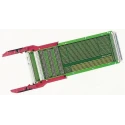 nVent SCHROFF Eurocard Test Connector Adapter , 3 HE Height, Epoxy Glass Laminate, Gold Plated Edge Connector 23021-652