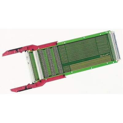 nVent SCHROFF Eurocard Test Connector Adapter , 3 HE Height, Epoxy Glass Laminate, Gold Plated Edge Connector 23021-652