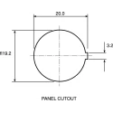 Bulgin EXP Power Connector Cable Solder 50V AC 3A PX0636