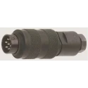 binder Industrial Circular Connector, 24 Contacts, Cable Mount, Socket, Male, IP67, 60V, 1A, Polyamide 09-0495-70-24