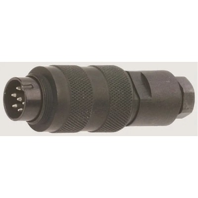 binder Industrial Circular Connector, 24 Contacts, Cable Mount, Socket, Male, IP67, 60V, 1A, Polyamide 09-0495-70-24