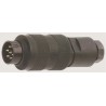 binder Industrial Circular Connector, 24 Contacts, Cable Mount, Socket, Male, IP67, 60V, 1A, Polyamide 09-0495-70-24