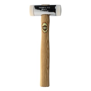 RS PRO Nylon Mallet Replaceable Face 675 g, Chrome Plated Zinc Head with Ashwood Handle 732-549