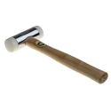 RS PRO Nylon Mallet Replaceable Face 675 g, Chrome Plated Zinc Head with Ashwood Handle 732-549