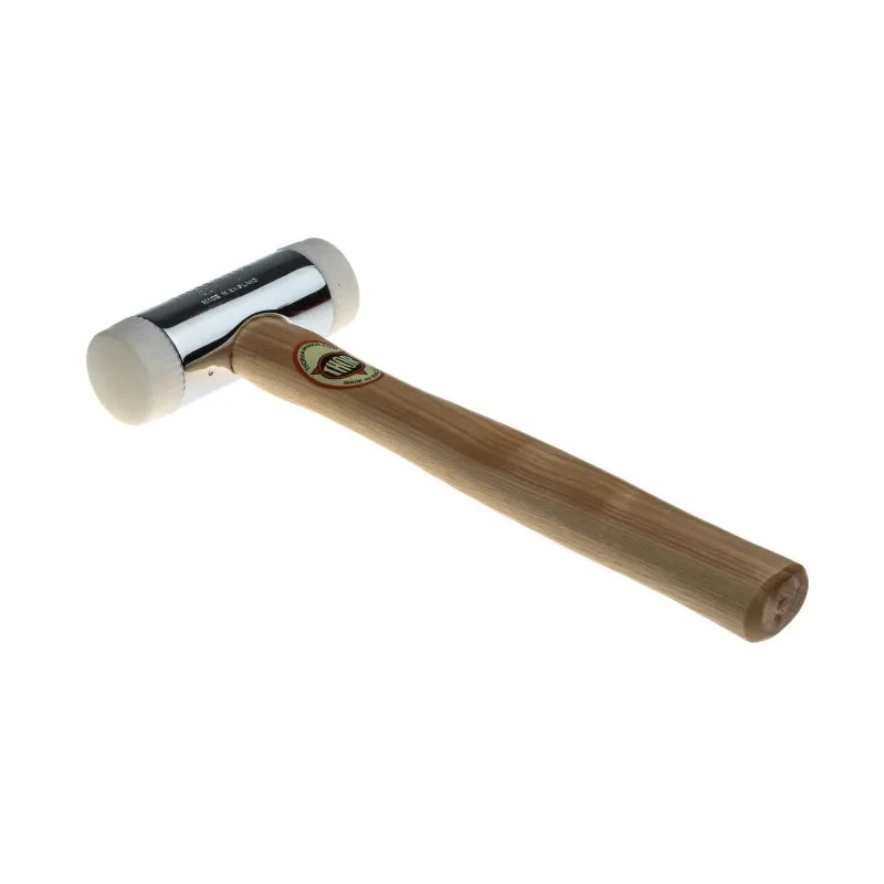 RS PRO Nylon Mallet Replaceable Face 675 g, Chrome Plated Zinc Head with Ashwood Handle 732-549