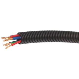 PMA 25 mm Nominal Diameter Plastic Black Conduit 10m Length Series LL IP66 IP68 LL-23A
