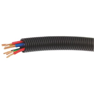 PMA 25 mm Nominal Diameter Plastic Black Conduit 10m Length Series LL IP66 IP68 LL-23A