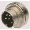 binder Circular Connector, 7 Contacts, Panel Mount, M16 Connector, Plug, Male, IP67, 723 Series 09-0127-00-07