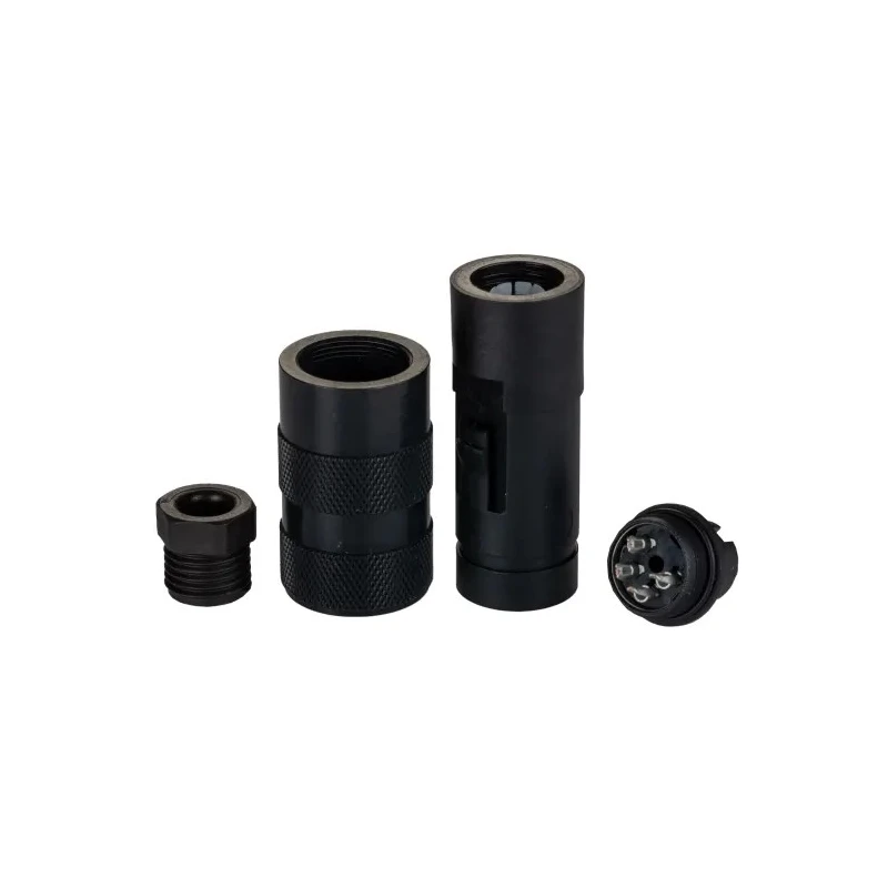 binder Industrial Circular Connector 4 Contacts Cable Mount Plug Female M16 IP67 250V 6A 723 Series 09-0110-25-04