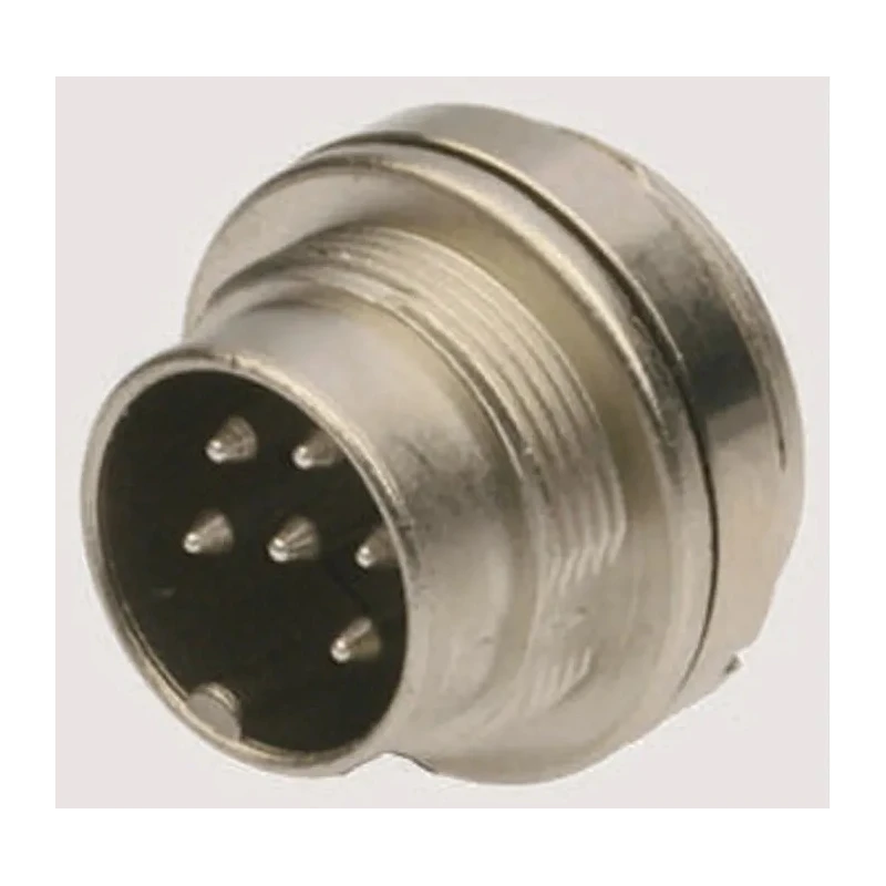 binder Circular Connector, 12 Contacts, Panel Mount, M16 Connector, Plug, Male, IP67, 60V, 3A, Nylon Housing 09-0131-00-12