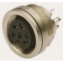 binder Circular Connector 2 Contacts Panel Mount M16 Socket Female IP67 Nylon Housing 723 Series 09-0104-00-02