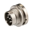 binder Circular Connector 8 Contacts Panel Mount M16 Plug Male IP67 IP68 723 Series 09-0173-00-08
