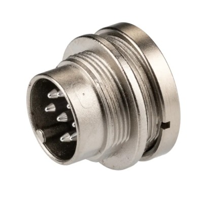 binder Circular Connector 8 Contacts Panel Mount M16 Plug Male IP67 IP68 723 Series 09-0173-00-08