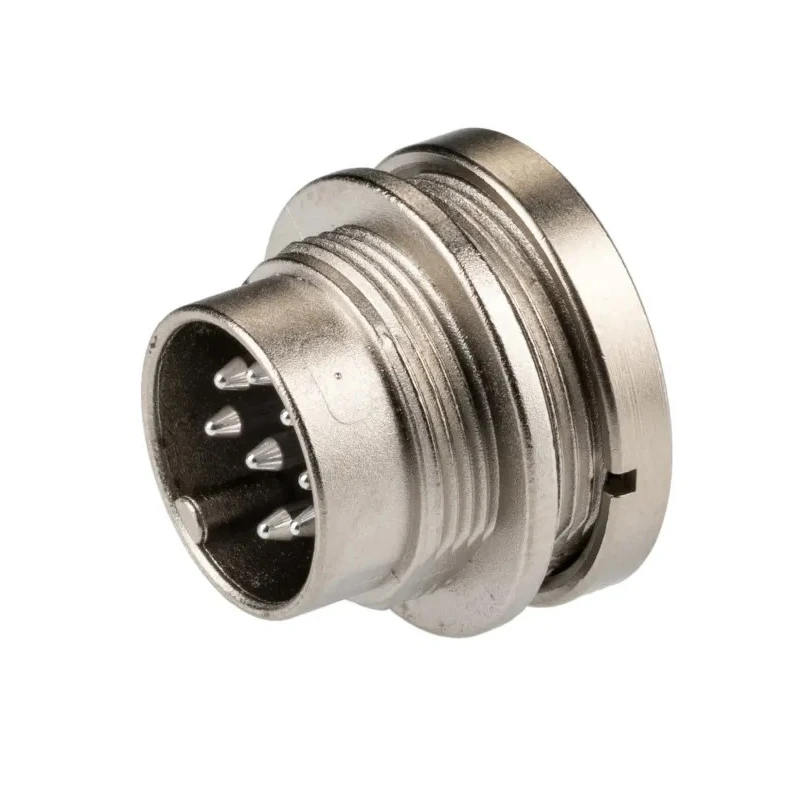 binder Circular Connector 8 Contacts Panel Mount M16 Plug Male IP67 IP68 723 Series 09-0173-00-08