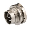 binder Circular Connector 8 Contacts Panel Mount M16 Plug Male IP67 IP68 723 Series 09-0173-00-08