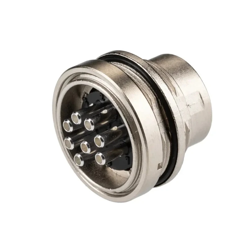 binder Circular Connector 8 Contacts Panel Mount M16 Plug Male IP67 IP68 723 Series 09-0173-00-08