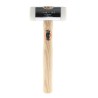 RS PRO Chrome Plated Zinc Head Nylon Face Replaceable Mallet with Wood Handle 44mm Head Diameter 732-555