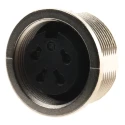 binder Circular Connector 4 Contacts Panel Mount M16 Socket Female IP67 723 Series 09-0112-00-04