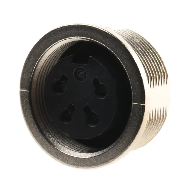binder Circular Connector 4 Contacts Panel Mount M16 Socket Female IP67 723 Series 09-0112-00-04