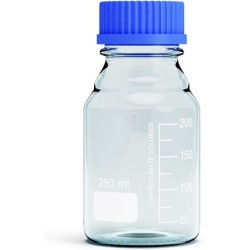 reagent-bottle-wm-blue-screw-cap-clear-glass-00250ml-with-ring-pouring-36396-1