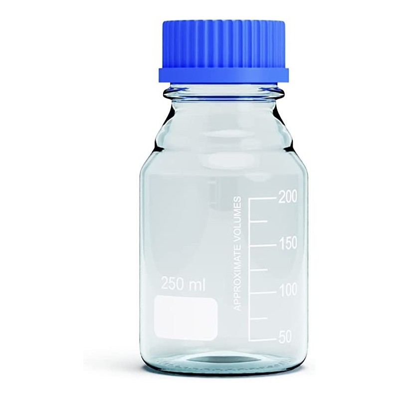 reagent-bottle-wm-blue-screw-cap-clear-glass-00250ml-with-ring-pouring-36396-1