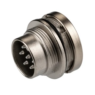 binder Circular Connector, 6 Contacts, Panel Mount, M16 Connector, Plug, Male, IP67 Rated, 723 Series 09-0123-00-06