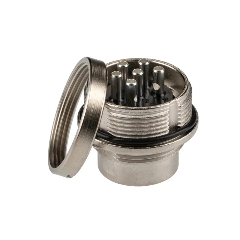 binder Circular Connector, 6 Contacts, Panel Mount, M16 Connector, Plug, Male, IP67 Rated, 723 Series 09-0123-00-06