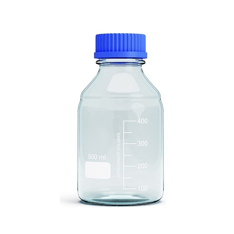 reagent-bottle-wm-blue-screw-cap-clear-glass-00500ml-with-ring-pouring-36397