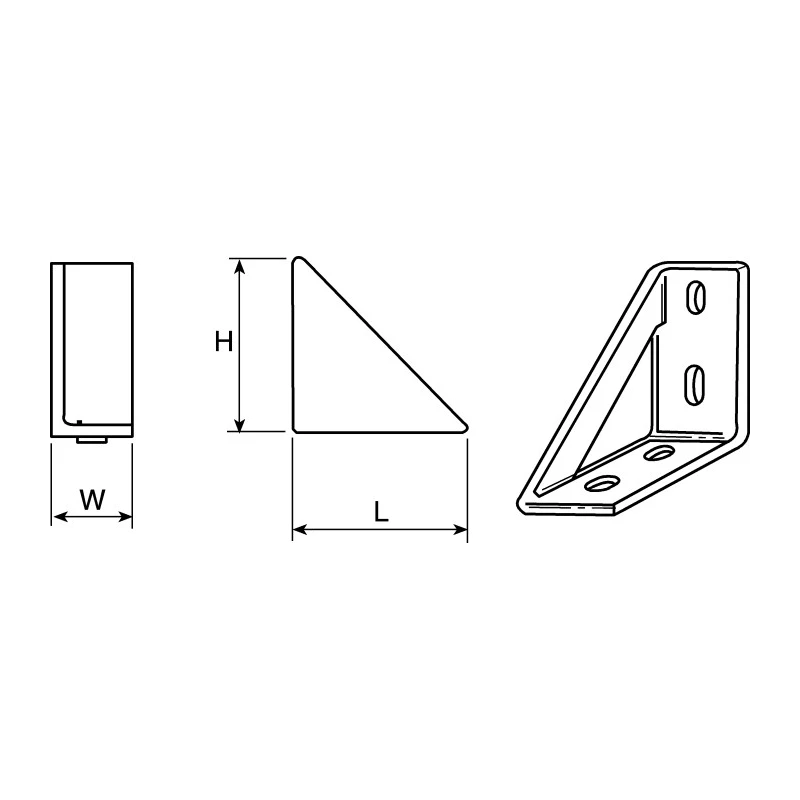 FlexLink M6 Angle Bracket Connecting Component Strut Profile 88 mm Groove Size 11 mm XMFA 84 A