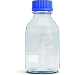 reagent-bottle-wm-blue-screw-cap-clear-glass-00500ml-with-ring-pouring-36397-1