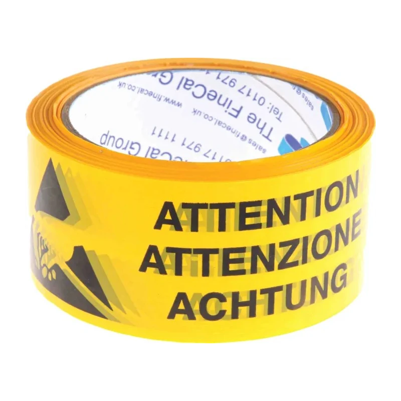 RS PRO 50mm x 66m Polyvinyl Chloride ESD Safe Tape 733-980