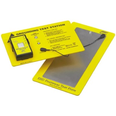 RS PRO Wrist & Foot ESD Tester Battery Powered 9V Compact Resistance Meter 733-996