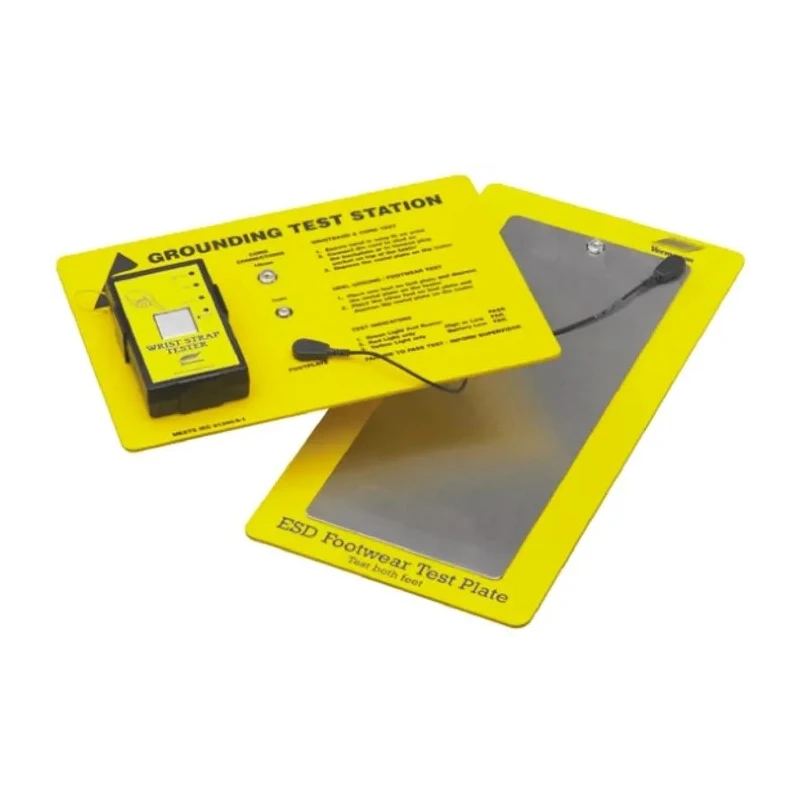 RS PRO Wrist & Foot ESD Tester Battery Powered 9V Compact Resistance Meter 733-996