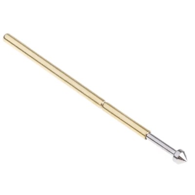 RS PRO Test Pin 1.5A Gold Plated Phosphor Bronze Contact Male Spring Terminal 1.27 mm Pitch 261-5137