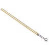 RS PRO Test Pin 1.5A Gold Plated Phosphor Bronze Contact Male Spring Terminal 1.27 mm Pitch 261-5137