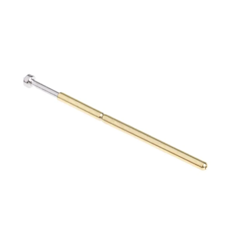 RS PRO Test Pin 1.5A Gold Plated Phosphor Bronze Contact Male Spring Terminal 1.27 mm Pitch 261-5137