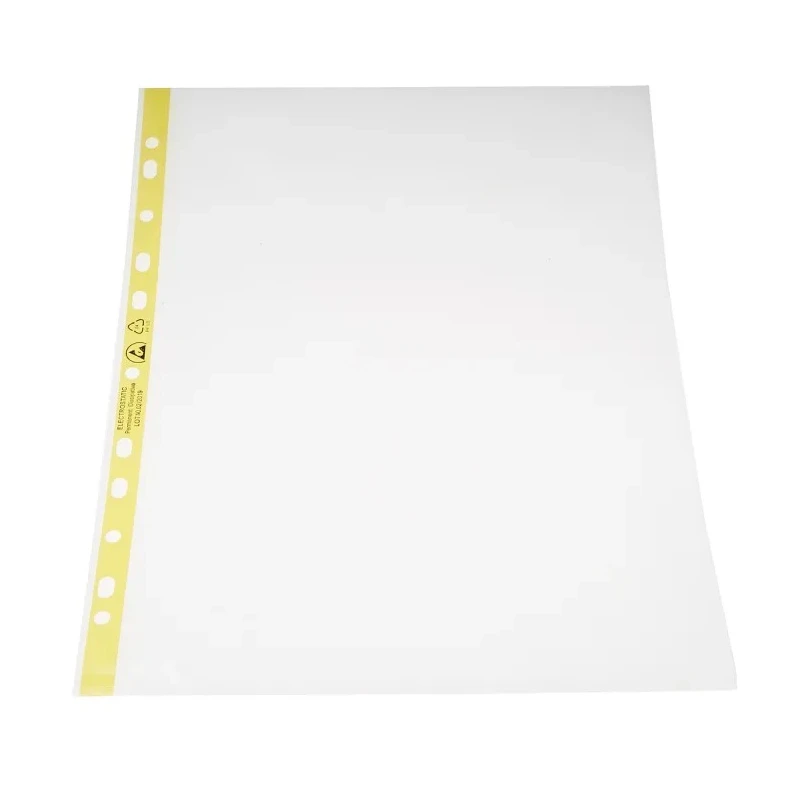 RS PRO Static Dissipative Document Sleeve A4 220mm x 297mm Anti-Static Non-Conductive Polypropylene 733-952