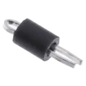 RS PRO 1 mm Black Insulated Phosphor Bronze Terminal Post 262-2179