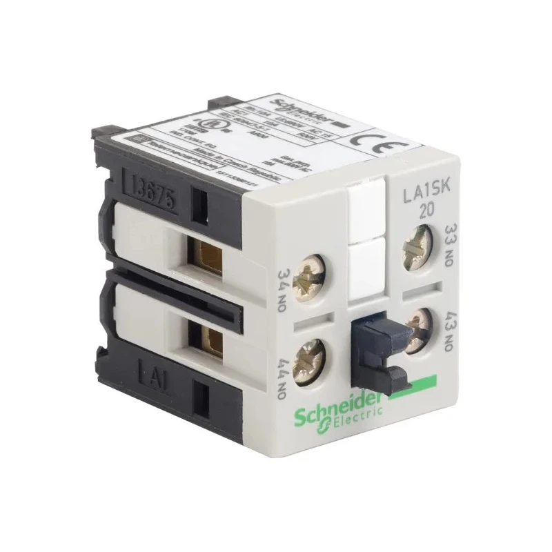 Schneider Electric Auxiliary Contact 2 Contact 2 NO Front Mount 10A LA1SK20