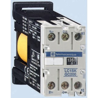 Schneider Electric LC1S 2-Pole Contactor, 110V AC Coil, 6 A, 2.2 kW Power Rating, 2 NO Contacts, 690V AC LC1SK0600F7