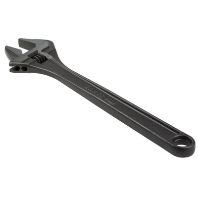Bahco Adjustable Wrench 53 mm Jaw Capacity 455 mm Overall Length Metal Handle 8075 IP