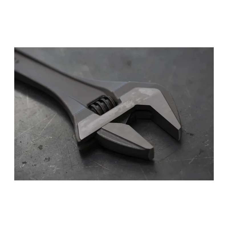 Bahco Adjustable Wrench 53 mm Jaw Capacity 455 mm Overall Length Metal Handle 8075 IP